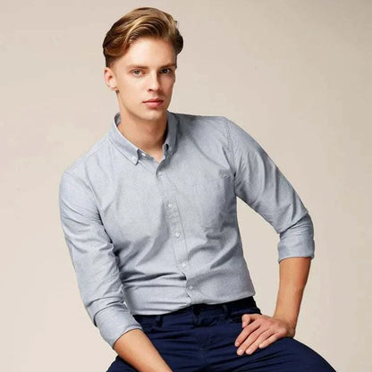 Niels - Modern Overhemd Heren met Casual Smart Uitstraling en Tijdloze Kraag