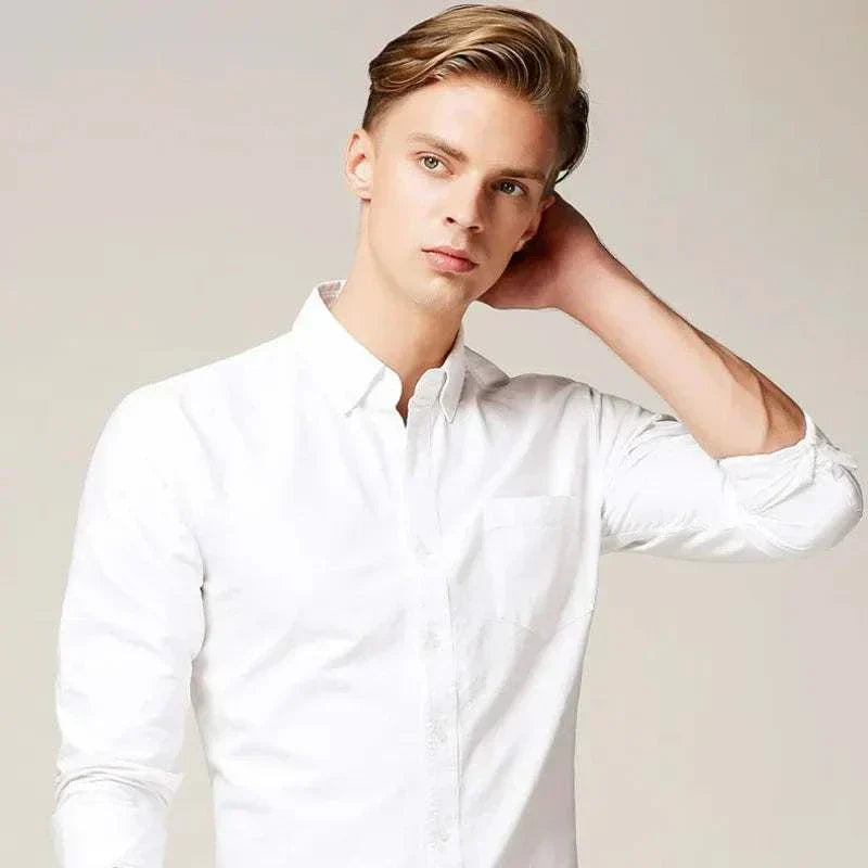 Niels - Modern Overhemd Heren met Casual Smart Uitstraling en Tijdloze Kraag