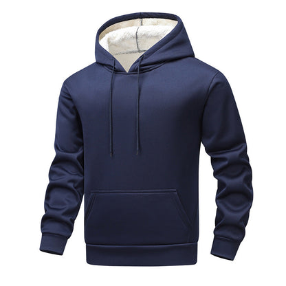 Nils - Heren Hoodie Thermo voor de Winter met Fleecevoering en Buidelzak