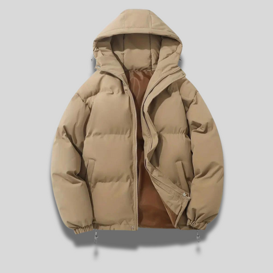 Noor - Dames Winterjas Gewatteerd Puffer Model met Capuchon en Rits