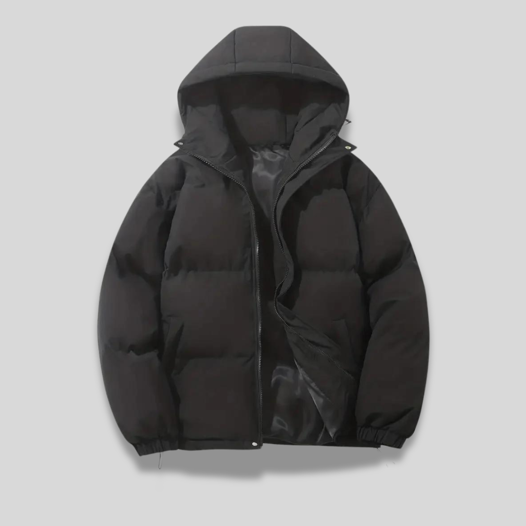 Noor - Dames Winterjas Gewatteerd Puffer Model met Capuchon en Rits