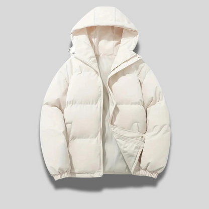 Noor - Dames Winterjas Gewatteerd Puffer Model met Capuchon en Rits