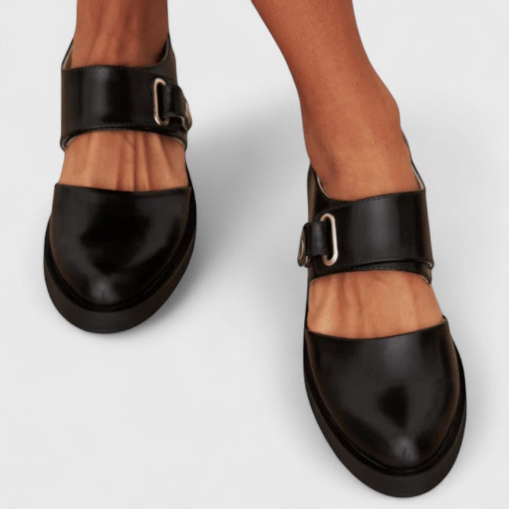 Noor - Elegante Orthopedische Mary Jane Schoenen Dames met Verstelbare Gesp en Ondersteunende Zool