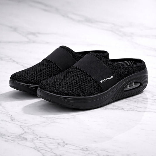 Noor - Ergonomische Comfort Instappers Dames met Luchtkussen Zool en Brede Pasvorm