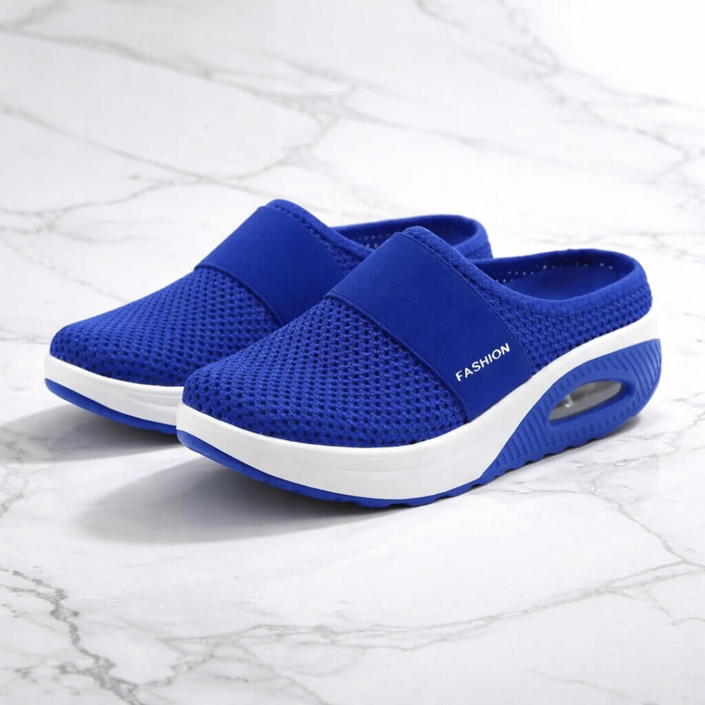 Noor - Ergonomische Comfort Instappers Dames met Luchtkussen Zool en Brede Pasvorm