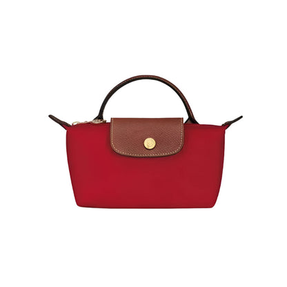 Tas Dames - Compacte Mini Handtas met Flap en Zilver Detail | Casual