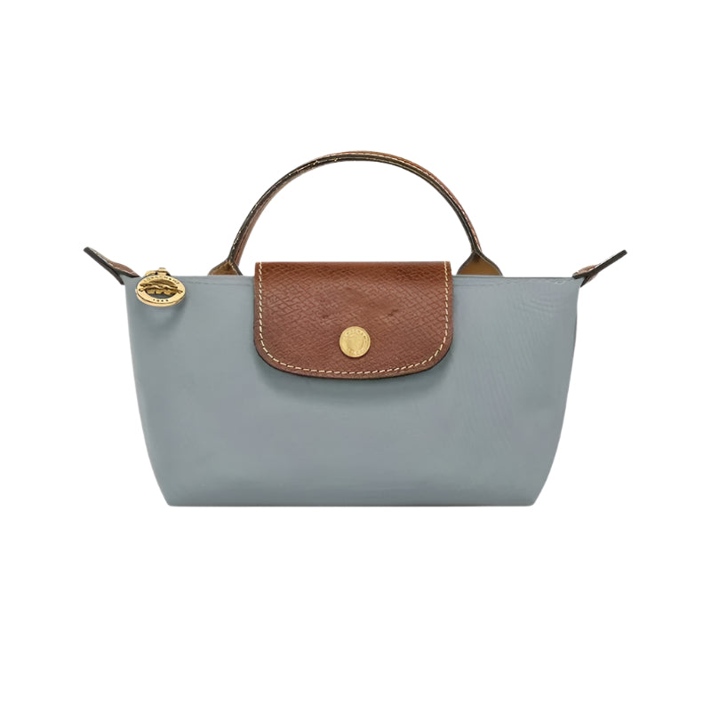 Tas Dames - Compacte Mini Handtas met Flap en Zilver Detail | Casual