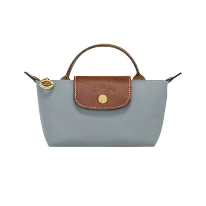 Tas Dames - Compacte Mini Handtas met Flap en Zilver Detail | Casual