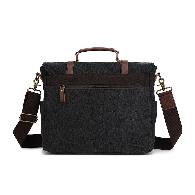 Tas Heren - Robuuste Messenger met Dubbele Gesp en Schouderband | Casual