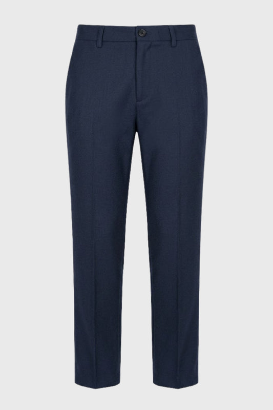 Pantalon Heren - Rechte Wijde Pijp met Knoopsluiting | Regular Fit
