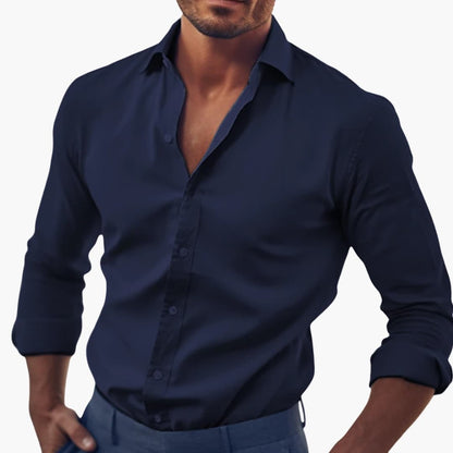 Overhemd Heren - Slim Fit met Lange Mouwen | Elegant en Klassiek