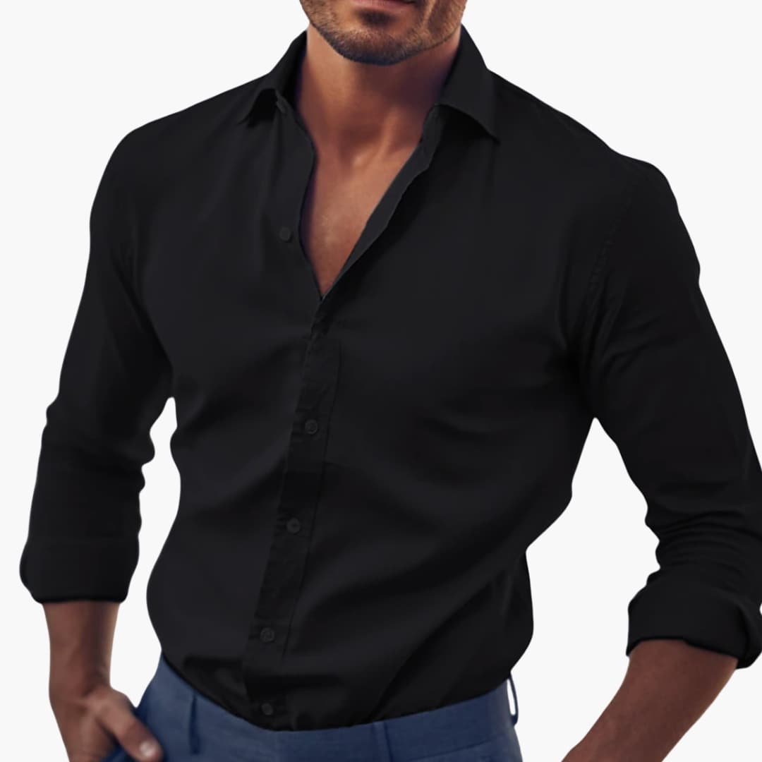 Overhemd Heren - Slim Fit met Lange Mouwen | Elegant en Klassiek