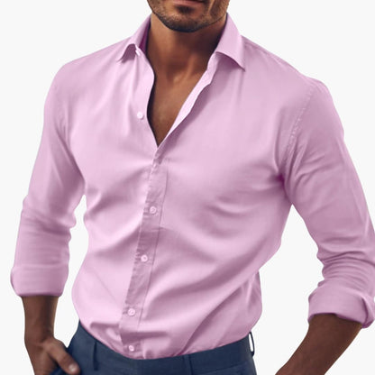 Overhemd Heren - Slim Fit met Lange Mouwen | Elegant en Klassiek