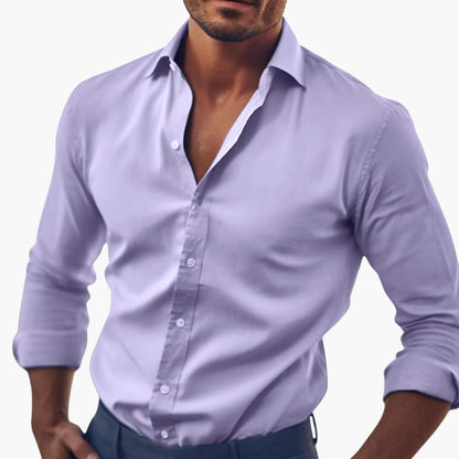 Overhemd Heren - Slim Fit met Lange Mouwen | Elegant en Klassiek