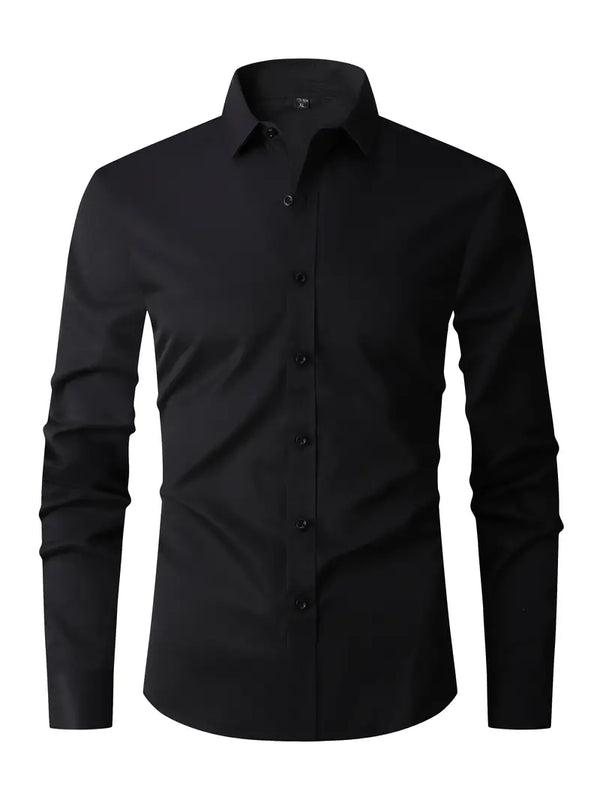 Overhemd Heren - Elegant Fit met Lange Mouwen | Tijdloos