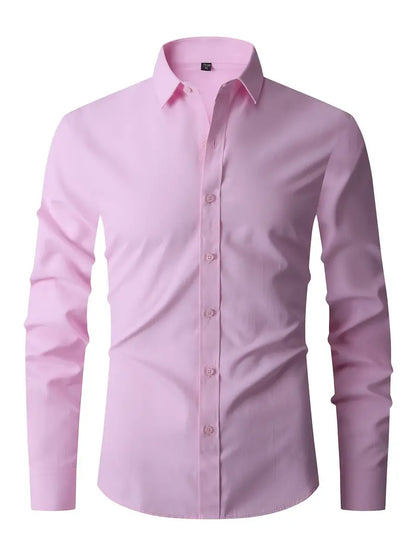 Overhemd Heren - Elegant Fit met Lange Mouwen | Tijdloos