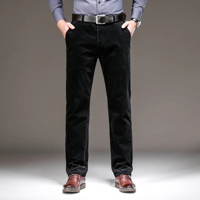 Pantalon Heren - Rechte Broek met Riemlussen | Klassiek