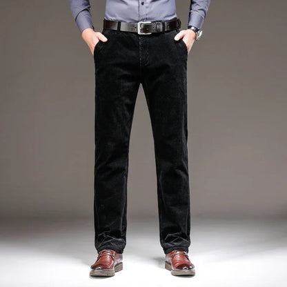 Pantalon Heren - Rechte Broek met Riemlussen | Klassiek