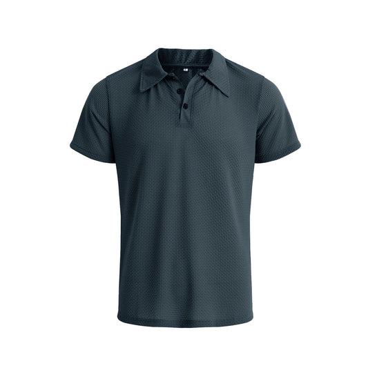 Polo Heren - Regular Fit met Korte Mouwen en Gestructureerde Stof | Casual