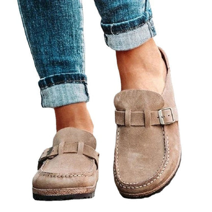 Femke - Casual Orthopedische Instappers Dames met Gesp en Comfortabele Zool