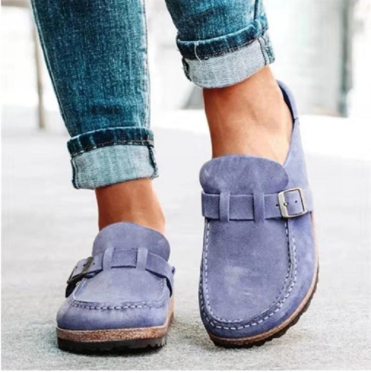 Femke - Casual Orthopedische Instappers Dames met Gesp en Comfortabele Zool