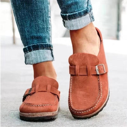 Femke - Casual Orthopedische Instappers Dames met Gesp en Comfortabele Zool