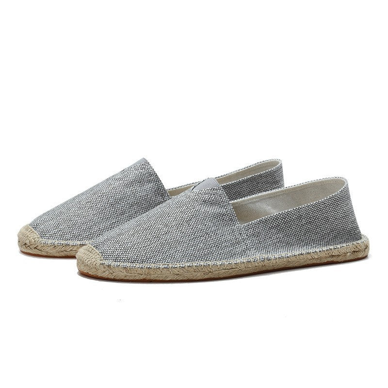 Roos - Casual Linnen Loafers Dames met Jute Zool en Instapmodel
