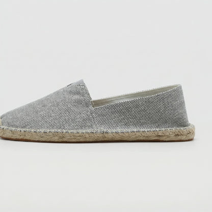 Roos - Casual Linnen Loafers Dames met Jute Zool en Instapmodel