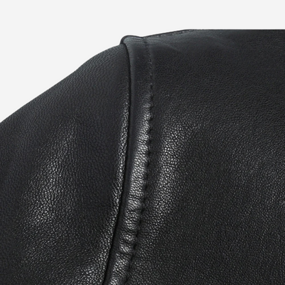 Ruben - Heren Biker Jas voor de Herfst met Opstaande Kraag