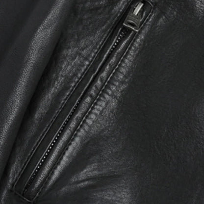 Ruben - Heren Biker Jas voor de Herfst met Opstaande Kraag