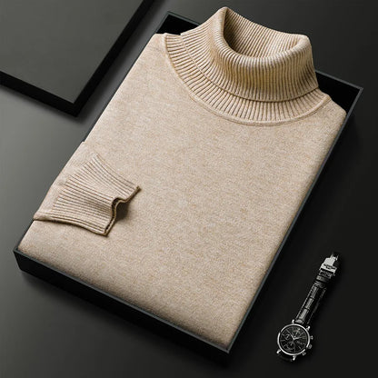 Ruben - Heren Gebreide Coltrui met Cashmere Stlijl en Ribgebreide Kraag