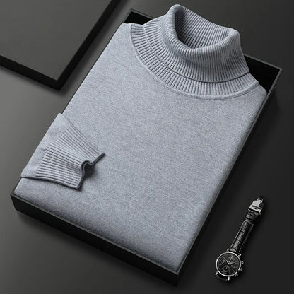 Ruben - Heren Gebreide Coltrui met Cashmere Stlijl en Ribgebreide Kraag
