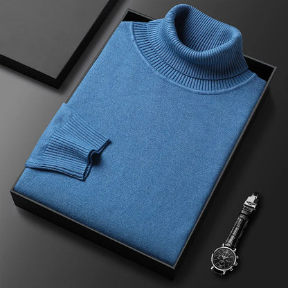 Ruben - Heren Gebreide Coltrui met Cashmere Stlijl en Ribgebreide Kraag