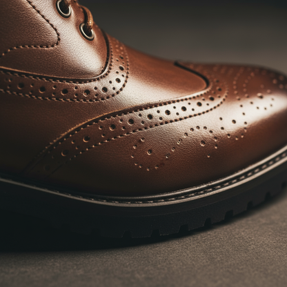 Ruben - Heren Nette Veterlaarzen Warm voor de Herfst met Brogue Details