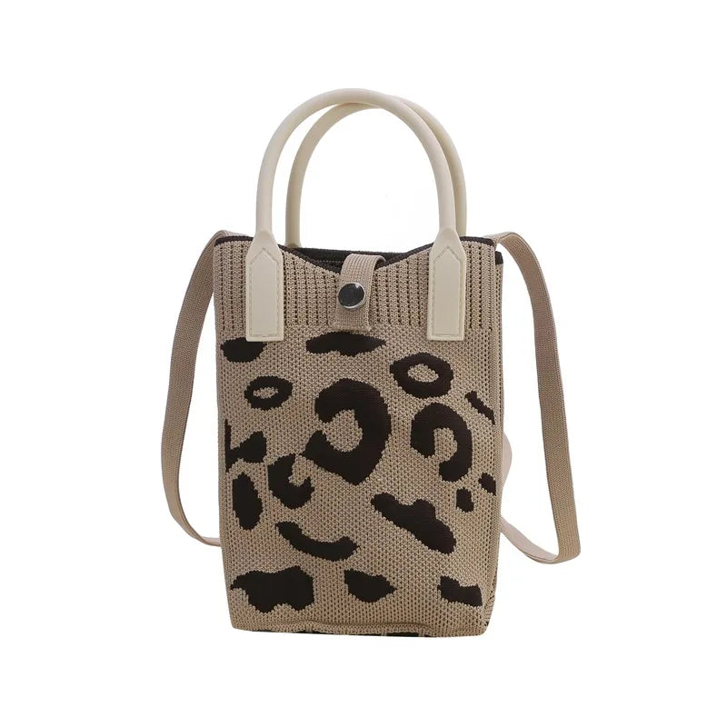 Tas Dames - Gehaakte Nettas met Trekkoord en Binnentas | Boho