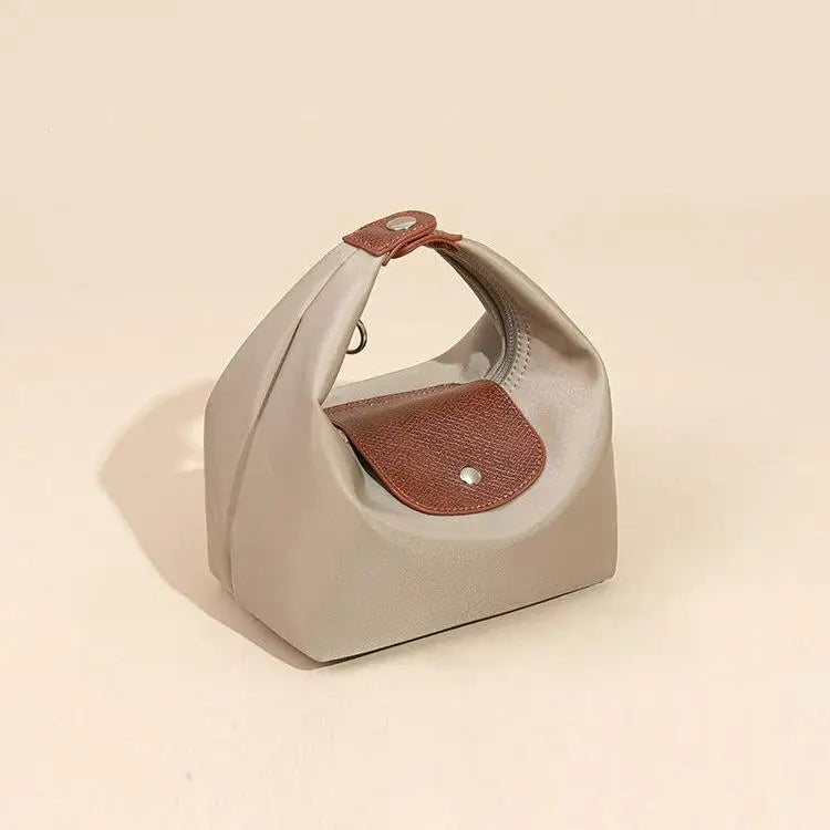 Tas Dames - Halfmaan Schoudertas met Contrasterende Flapdetail | Mini