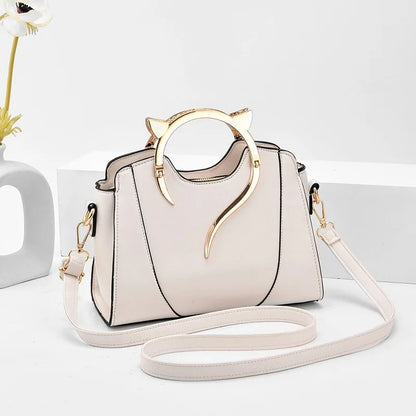 Tas Dames - Stijlvolle Handtas met Gouden Details | Chique
