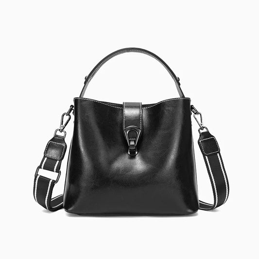Handtas Dames - Bucket Bag met Brede Schouderband | Chique