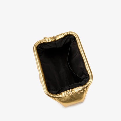 Handtas Dames - Geplooide Avondtas met Ketting | Glamour