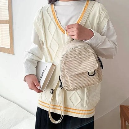 Tas Dames - Mini Rugzak met Frontpocket en Verstelbare Riem | Casual