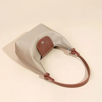 Tas Dames - Halfmaan Schoudertas met Contrasterende Flapdetail | Mini