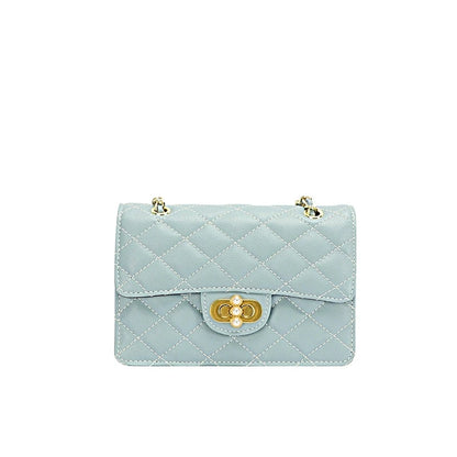 Tas Dames - Gewatteerde Schoudertas met Gouden Ketting | Elegant