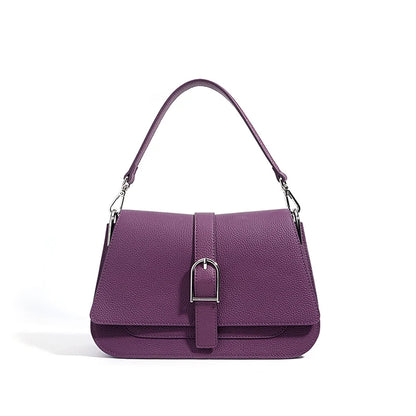 Tas Dames - Stijlvolle Schoudertas met Gesp en Flapdetail | Chique