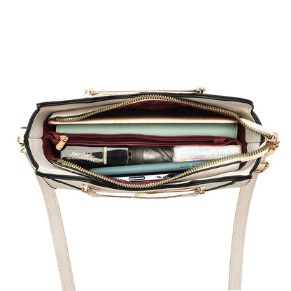 Tas Dames - Stijlvolle Handtas met Gouden Details | Chique