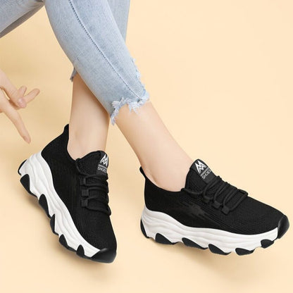 Sneakers Dames - Chunky Zool met Veters | Sportief