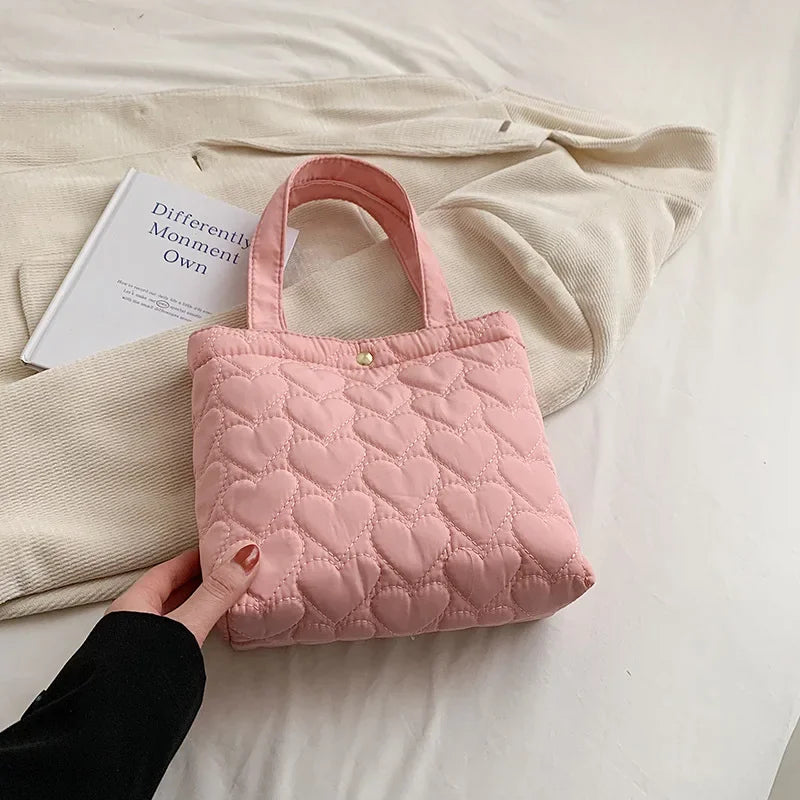 Tas Dames - Gewatteerd met Hartjesprint | Shopper