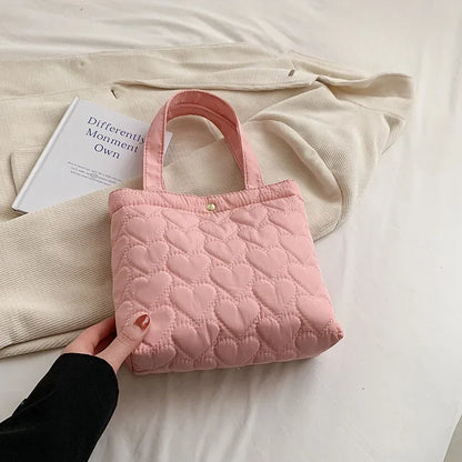 Tas Dames - Gewatteerd met Hartjesprint | Shopper