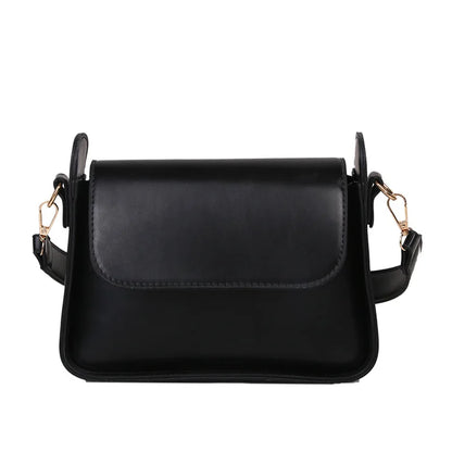 Schoudertas Dames - Crossbody met Flap en Gouden Details | Chique