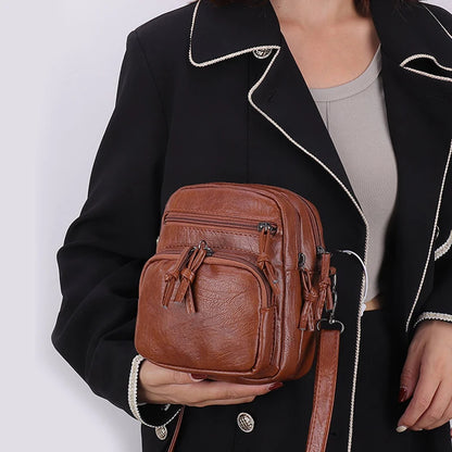 Tas Dames - Crossbody met Meerdere Vakken en Ritssluitingen | Casual