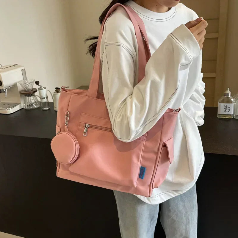 Tas Dames - Grote Shopper met Meerdere Vakken en Mini Tasje | Casual